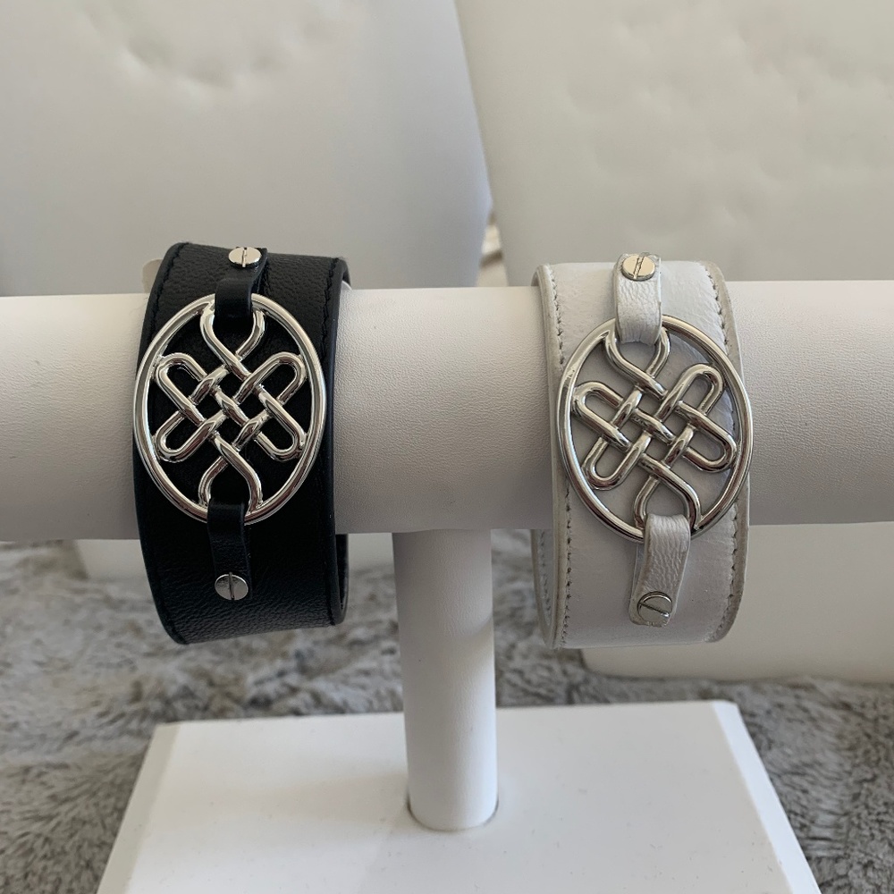 Love Knot Leather Cuffs